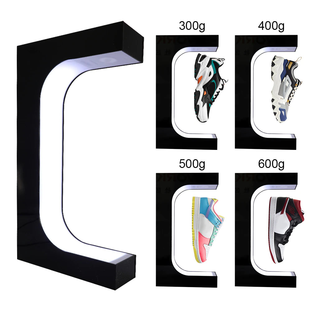 Color Lighting Shoe Rack Shoe Levitating Display Stand Shoes