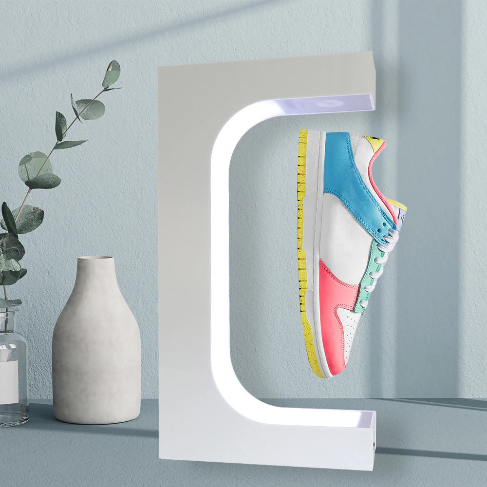 Color Lighting Shoe Rack Shoe Levitating Display Stand Shoes