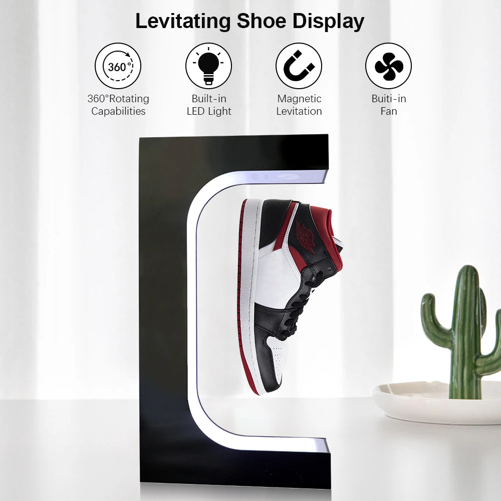 Color Lighting Shoe Rack Shoe Levitating Display Stand Shoes