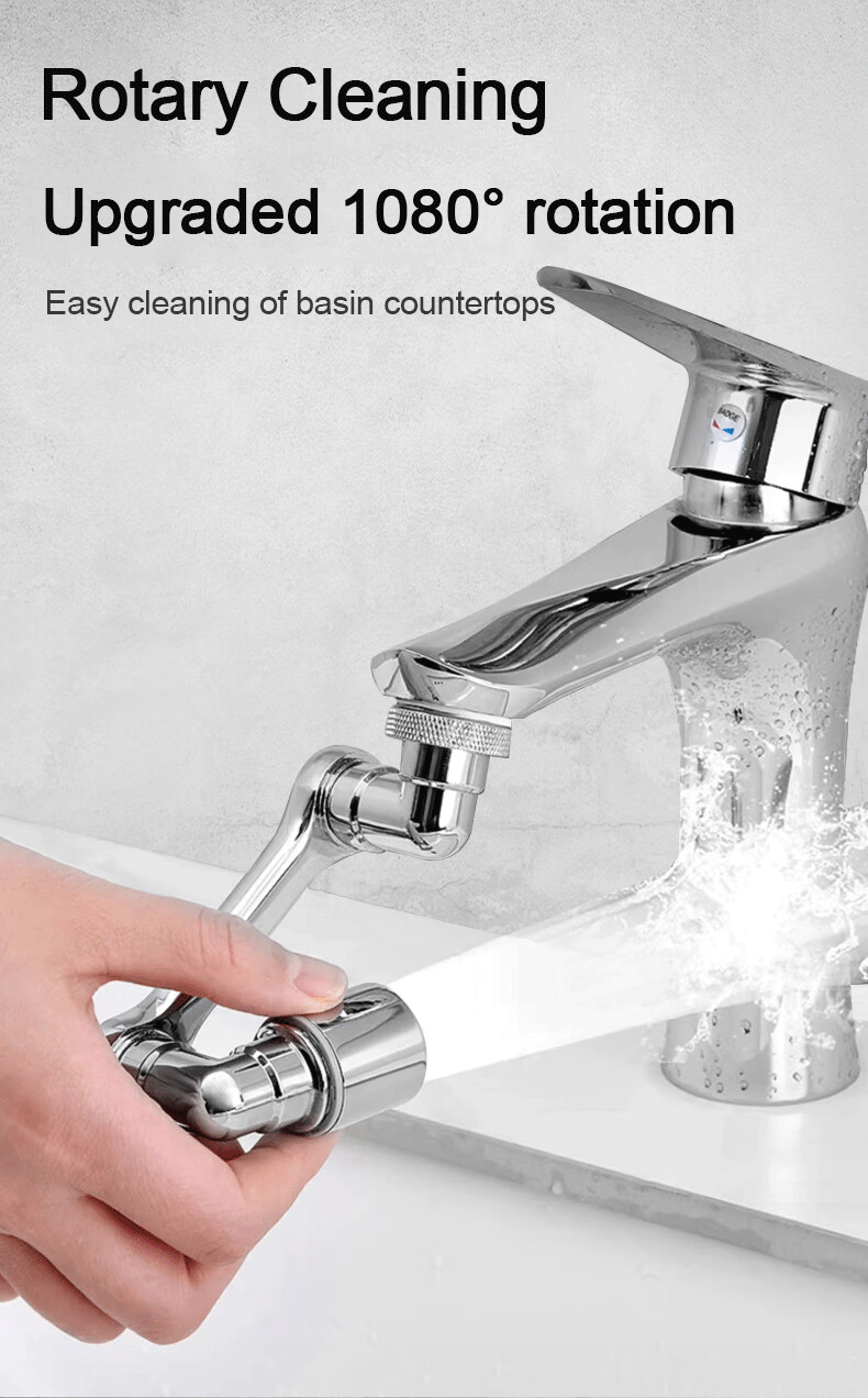 1080° Universal Rotation Faucet Extender Dual Mode Sprayer