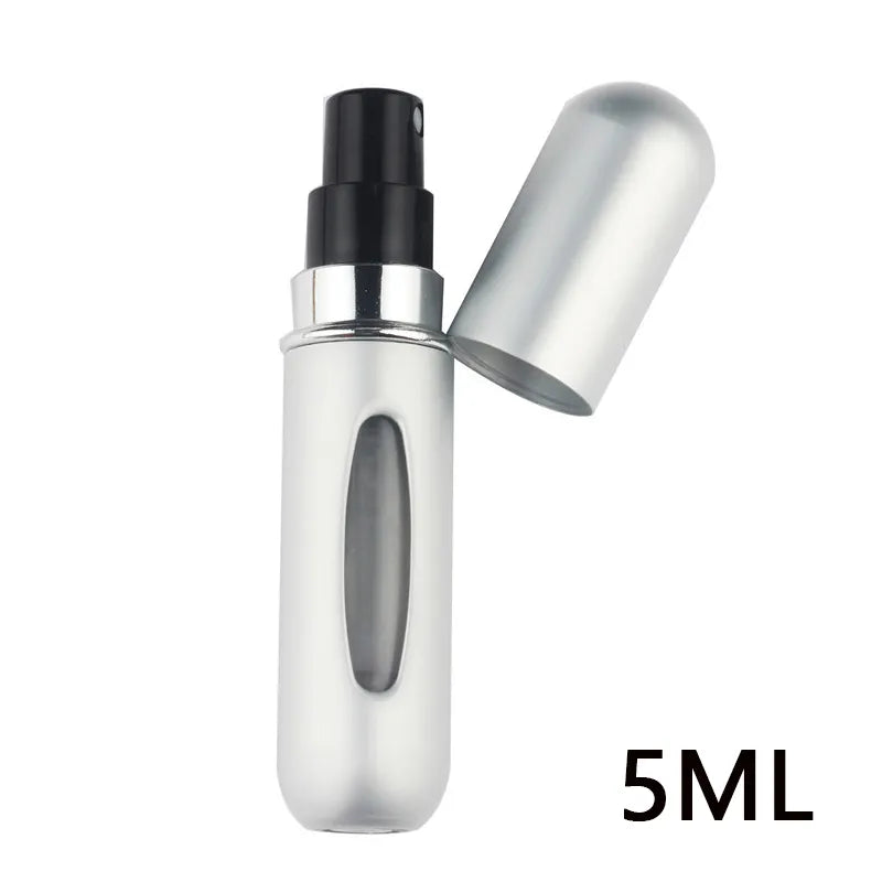 5ml Bottom Charge Perfume Refillable Bottle Liquid Container For Cosmetics Spray Bottling Dispenser Press Head Portable Travel